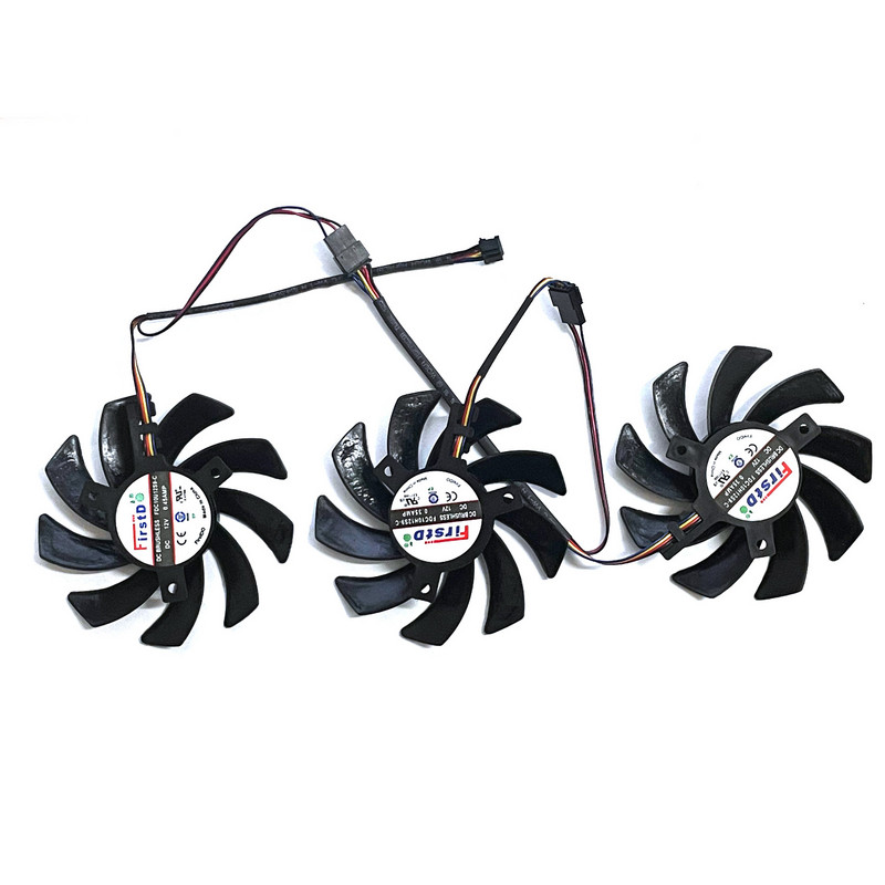 FDC10H12S9-C 85MM 4Pin 0.45A 4Pin Radeon RX 6700 XT GPU ventilator za XFX Speedster SWFT 309 Radeon RX 6700 XT 12GO grafički ventilator
