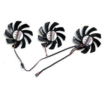 FDC10H12S9-C 85MM 4PIN DC 12V 0.35A R9 290X GPU Cooler Fan for Sapphire R9 290X 290 280 Vapor-X OC Platinum Card Graphics Fan