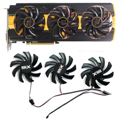 FDC10H12S9-C 85MM 4PIN DC 12V 0.35A R9 290X GPU hladnjak ventilator za Sapphire R9 290X 290 280 Vapor-X OC Platinum ventilator grafičke kartice