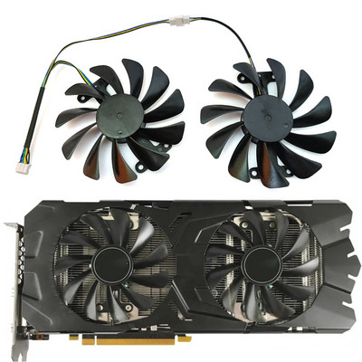 ÚJ 2DB 95MM 4PIN GTX 1070 1080 GUP ventilátor，KFA2 GALAXY GeForce GTX 1070 1070Ti 1080 EXOC SNPR grafikus kártya hűtőventilátorhoz