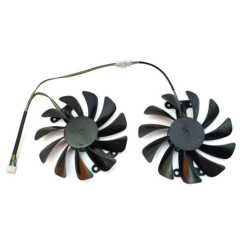 ÚJ 2DB 95MM 4PIN GTX 1070 1080 GUP ventilátor，KFA2 GALAXY GeForce GTX 1070 1070Ti 1080 EXOC SNPR grafikus kártya hűtőventilátorhoz