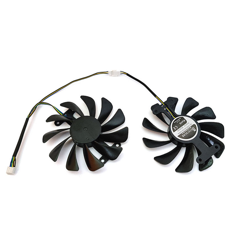 ÚJ 2DB 95MM 4PIN GTX 1070 1080 GUP ventilátor，KFA2 GALAXY GeForce GTX 1070 1070Ti 1080 EXOC SNPR grafikus kártya hűtőventilátorhoz