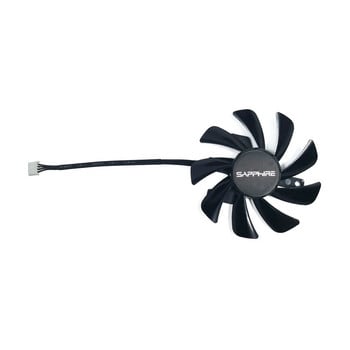 Нов 85MM T129215SU 4Pin RX 570 470D GPU Cooler Fan за Radeon Sapphire RX470D 4GB Platinum OC PULSE RX 570 ITX графична карта