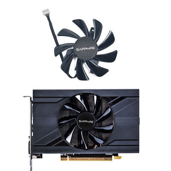 Нов 85MM T129215SU 4Pin RX 570 470D GPU Cooler Fan за Radeon Sapphire RX470D 4GB Platinum OC PULSE RX 570 ITX графична карта