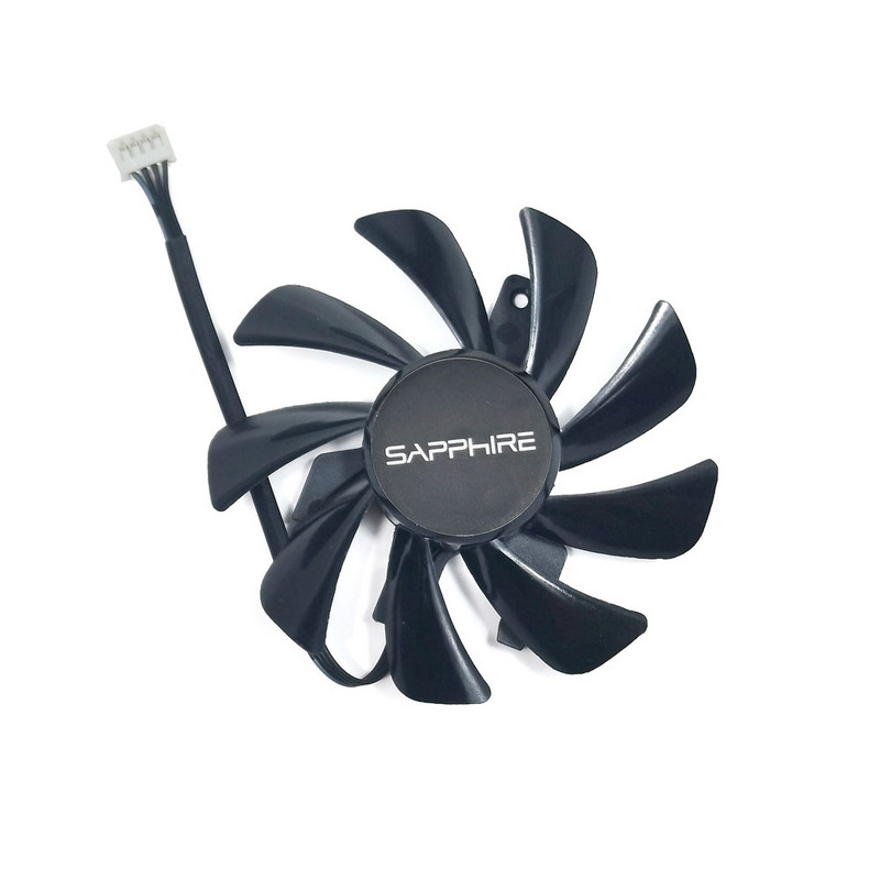 Novi 85MM T129215SU 4Pin RX 570 470D GPU hladnjak ventilator za Radeon Sapphire RX470D 4GB Platinum OC PULSE RX 570 ITX grafičku karticu