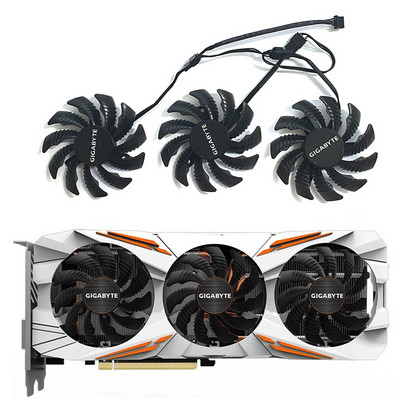 78 mm LD08010S12H HT128010SU 4pin GTX1080ti GPU hladnjak za Gigabyte Aorus Gtx 1060 1070 1080 G1 Gtx 1070Ti 1080Ti 960 980Ti ventilator