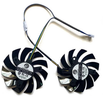 2 τμχ Ψύκτη GPU 75mm 0,35A 4pin PLD08010S12HH GTX770 για ανεμιστήρα ψύξης MSI Geforce GTX 580/570/560/560ti/480/465/460 GTX770