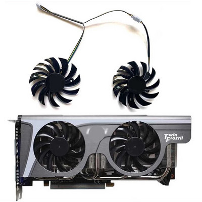 2 buc 75mm 0.35A 4pin PLD08010S12HH GTX770 GPU Cooler pentru MSI Geforce GTX 580/570/560/560ti/480/465/460 GTX770 Ventilator de răcire