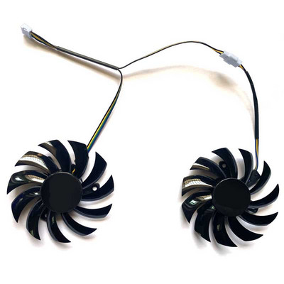 2 DB 75MM 4PIN PLD08010S12HH 0.35A GTX460 GPU VENTILÁTOR MSI GTX 460 560 570 Twin frozr ii Zotac GTX770 videokártya hűtőventilátorokhoz