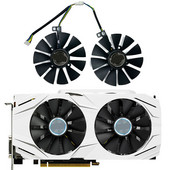 ASUS DUAL-GTX 1060-O3G aušinimo ventiliatorius PLD09210S12HH T129215BU 87MM grafinis aušinimo ventiliatorius, skirtas ASUS DUAL GeForce GTX1060-O6G DC12V