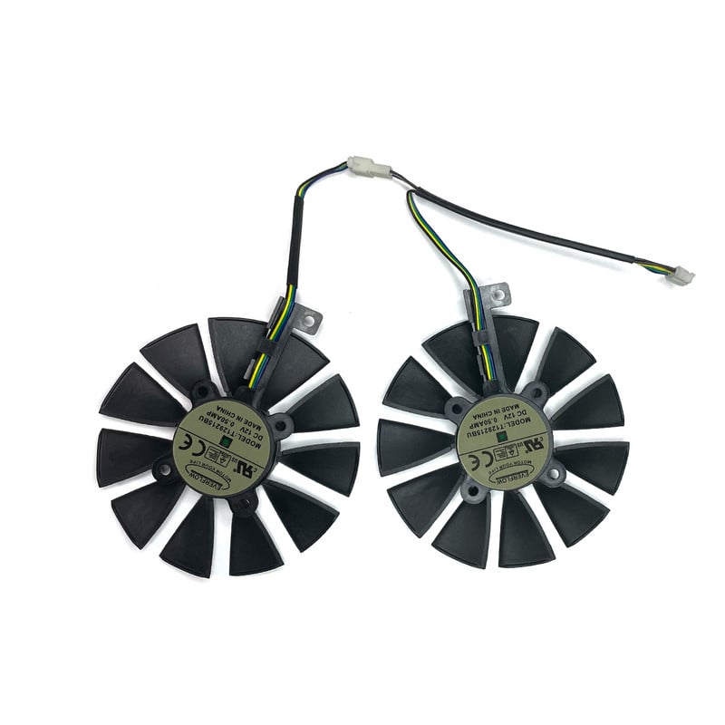 ASUS DUAL-GTX 1060-O3G aušinimo ventiliatorius PLD09210S12HH T129215BU 87MM grafinis aušinimo ventiliatorius, skirtas ASUS DUAL GeForce GTX1060-O6G DC12V