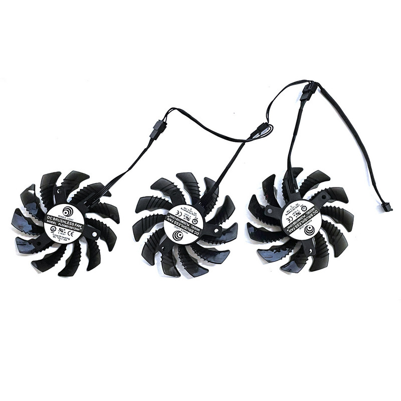 T128010SU PLD08010S12H Ventilator za hlađenje za Gigabyte Geforce RTX 3060 Ti 3070 3070Ti RTX3070 RX6700XT Gaming grafičku karticu