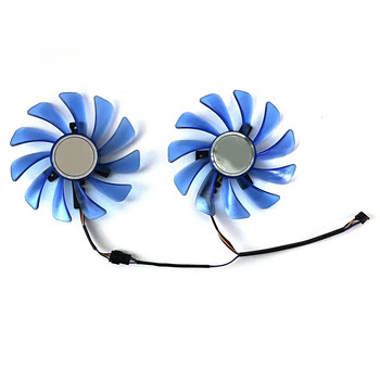 2PCS 95mm 4pin DC 12V 0.45A FDC10U12S9-C CF1010U12S RX580 Gpu Cooler For HIS RX 580 RX570/470/480 Card Graphics Fan