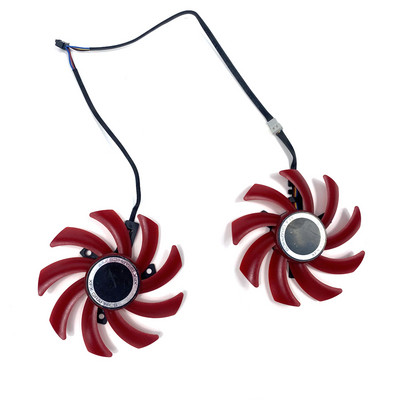 Dzesēšanas ventilators priekš XFX RX 550 RX 560 Radeon AMD RX550 RX560 grafiskās kartes ventilatora nomaiņa 85MM 4PIN FDC10U12S9-C 0.45A GPU VENTILATORS