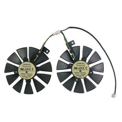 NOVO 1 LOT PLD09210S12HH FDC10U12S9-C T129215BU T129215SU GPU ventilator,za ASUS RX 580 570 470、GTX 1070 1060 ventilator za hlađenje video kartice