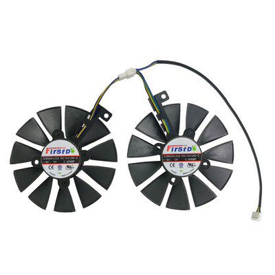 NOVO 1 LOT PLD09210S12HH FDC10U12S9-C T129215BU T129215SU GPU ventilator,za ASUS RX 580 570 470、GTX 1070 1060 ventilator za hlađenje video kartice