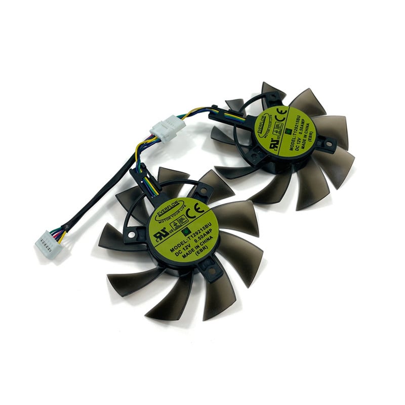 originalus naujas GPU ventiliatorius 75 mm FD8015U12S/T129215BU ASUS TUF Gaming GTX 1650 1660 Super RTX 2060 aušinimo ventiliatorius