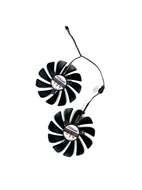 Pilnīgi jauns 95MM 4PIN FDC10U12S9-C RX 5700 XT GPU ventilators XFX 5600XT RX 5700 5700XT grafiskās kartes dzesēšanas ventilatoram