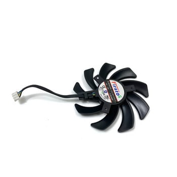 85MM 4PIN FDC10H12S9-C Вентилатор за охлаждане AMD R9 Fury Nano GPU FAN За Sapphire R9 Nano 4G HBM Смяна на вентилатор на графична карта