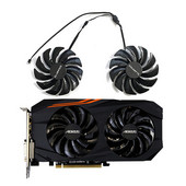 Ανεμιστήρας ψύξης για κάρτα γραφικών Gigabyte Aorus Radeon RX 570 580 T129215SU PLD09210S12HH DC 12V 0.5A 88MM 4Pin RX570 RX580 GPU