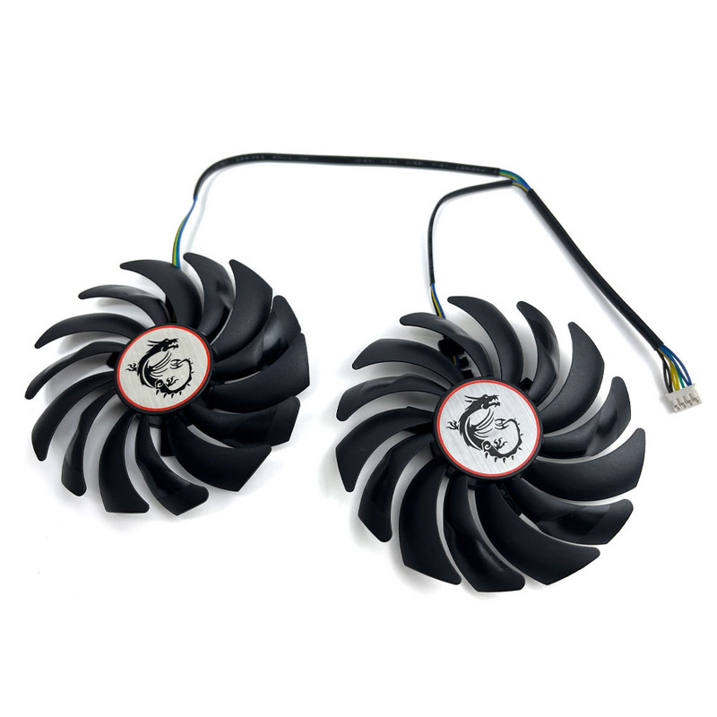 НОВ 95MM PLD10010S12HH RX 580 GAMING X GPU вентилатор，за MSI Radeon RX 580、RX 570、RX 480、RX 470 GAMING X вентилатор за охлаждане на графична карта