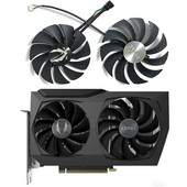 Chladič grafickej karty Zotac RTX 3070 3070TI 89MM 100MM CF1010U12S CF9015H12S RTX3070TI 3070 GPU s dvojitým lopatkovým ventilátorom