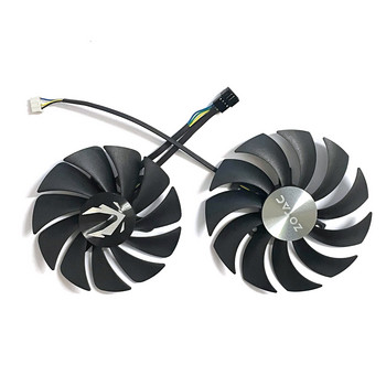 Ψύκτη GPU 89MM 100MM CF1010U12S CF9015H12S RTX3070TI 3070 για Zotac RTX 3070 3070TI Dual Blade Graphics Cooling Fan