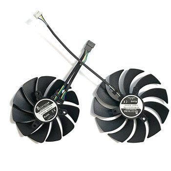 Ψύκτη GPU 89MM 100MM CF1010U12S CF9015H12S RTX3070TI 3070 για Zotac RTX 3070 3070TI Dual Blade Graphics Cooling Fan