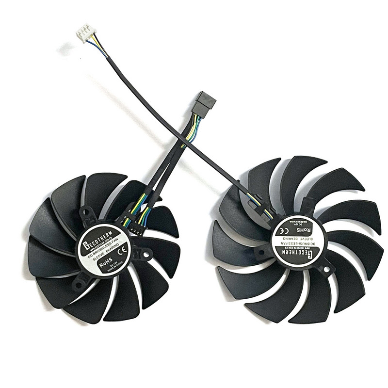 Chladič grafickej karty Zotac RTX 3070 3070TI 89MM 100MM CF1010U12S CF9015H12S RTX3070TI 3070 GPU s dvojitým lopatkovým ventilátorom