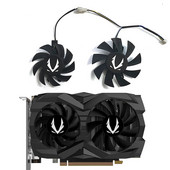 2db GA72S2U GA82S2H DC 12V 0.32A 4Pin 65mm 75mm GTX 1660 1660ti GPU ventilátor Zotac GeForce GTX 1660 SUPER 1660Ti kettős ventilátorhoz