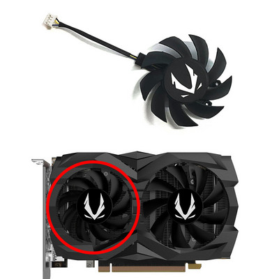2db GA72S2U GA82S2H DC 12V 0.32A 4Pin 65mm 75mm GTX 1660 1660ti GPU ventilátor Zotac GeForce GTX 1660 SUPER 1660Ti kettős ventilátorhoz