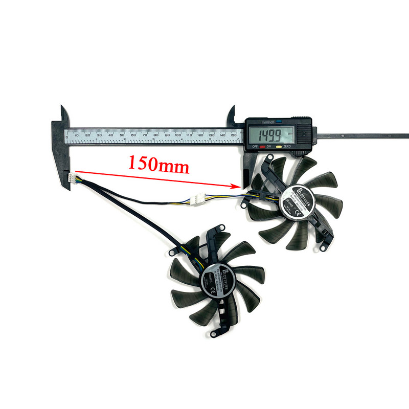 GALAXY GeForce RTX 2060 GPU aušinimo ventiliatorius T129015SU 85mm, skirtas GALAX GeForce RTX 2060 2070 SUPER GTX1660 1660Ti vaizdo plokštės ventiliatoriui