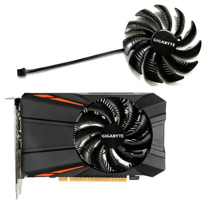 PLD09210S12HH T129215SU 3PIN 87MM GTX1050 GPU dzesētājs Gigabyte Geforce GTX 1050 1050Ti RX 550 560 Mini ITX G1 ventilatoram