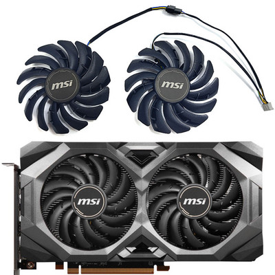 ÚJ 87MM 4PIN PLD09210S12HH RX 5700 5700 XT MECH GPU ventilátor ，MSI RX 5600 XT MECH 、RX 5700 5700 XT MECH grafikus kártya hűtőventilátorhoz