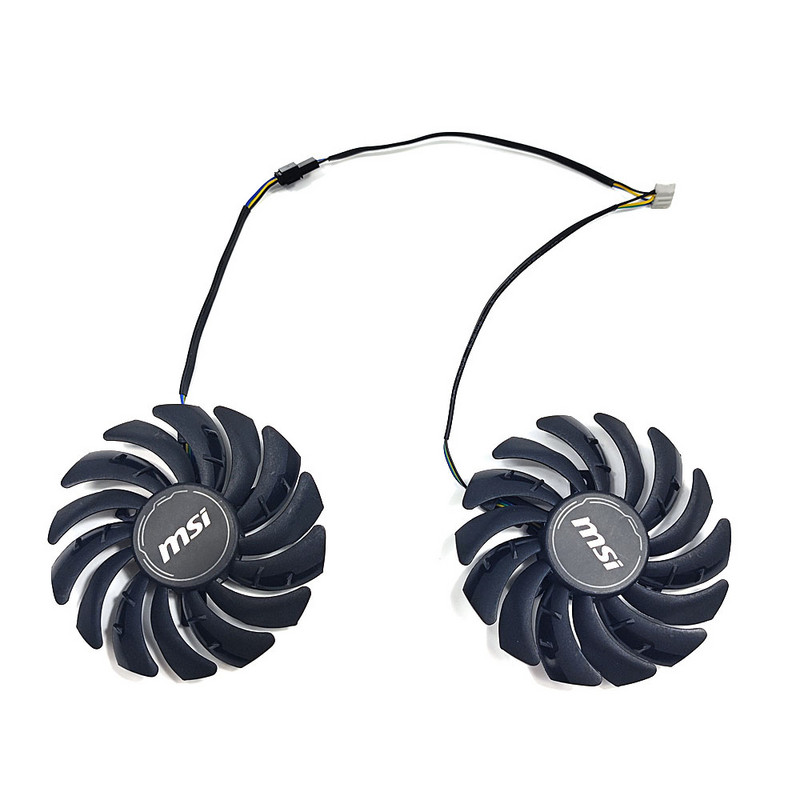 ÚJ 87MM 4PIN PLD09210S12HH RX 5700 5700 XT MECH GPU ventilátor ，MSI RX 5600 XT MECH 、RX 5700 5700 XT MECH grafikus kártya hűtőventilátorhoz