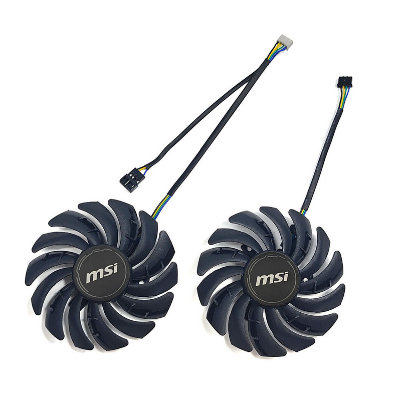 ÚJ 87MM 4PIN PLD09210S12HH RX 5700 5700 XT MECH GPU ventilátor ，MSI RX 5600 XT MECH 、RX 5700 5700 XT MECH grafikus kártya hűtőventilátorhoz