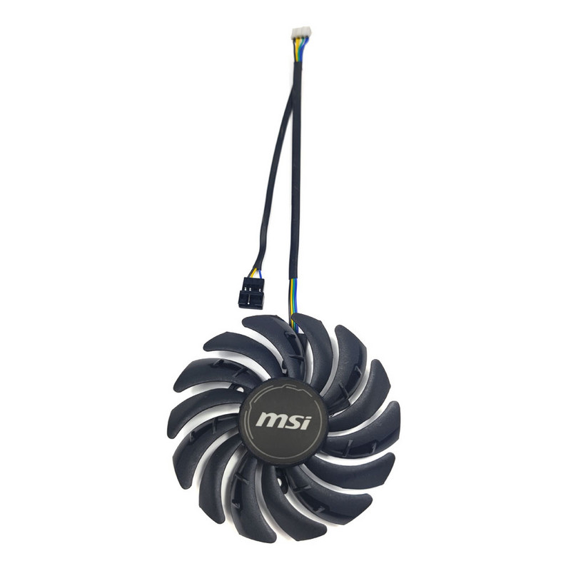 ÚJ 87MM 4PIN PLD09210S12HH RX 5700 5700 XT MECH GPU ventilátor ，MSI RX 5600 XT MECH 、RX 5700 5700 XT MECH grafikus kártya hűtőventilátorhoz
