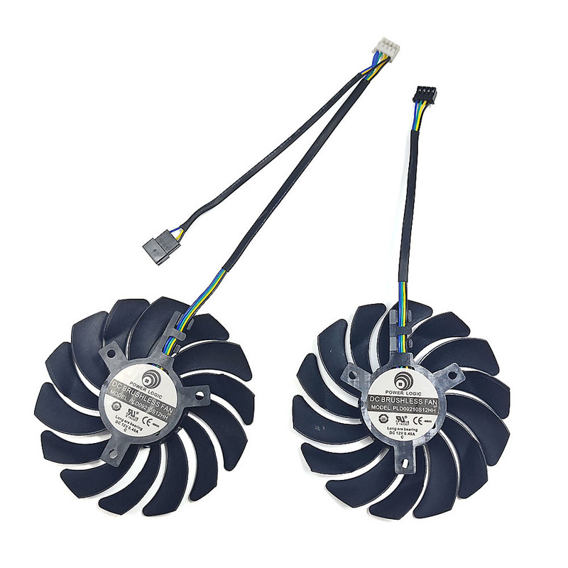 ÚJ 87MM 4PIN PLD09210S12HH RX 5700 5700 XT MECH GPU ventilátor ，MSI RX 5600 XT MECH 、RX 5700 5700 XT MECH grafikus kártya hűtőventilátorhoz