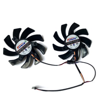 НОВ 2PCS Охлаждащ вентилатор 85MM 4PIN GA91S2U FDC10H12S9-C GTX1080 1070 1060 GPU FAN За Palit GTX 1070 Ti 1070 1060 1080 GTX1060 dual