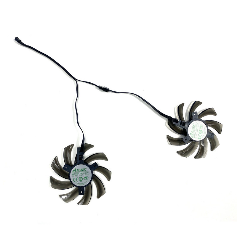 NOVO 2PCS ventilator za hlađenje 85MM 4PIN GA91S2U FDC10H12S9-C GTX1080 1070 1060 GPU VENTILATOR za Palit GTX 1070 Ti 1070 1060 1080 GTX1060 dual