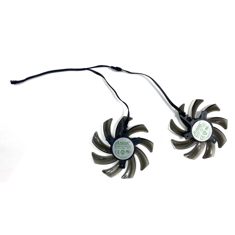 NOVO 2PCS ventilator za hlađenje 85MM 4PIN GA91S2U FDC10H12S9-C GTX1080 1070 1060 GPU VENTILATOR za Palit GTX 1070 Ti 1070 1060 1080 GTX1060 dual
