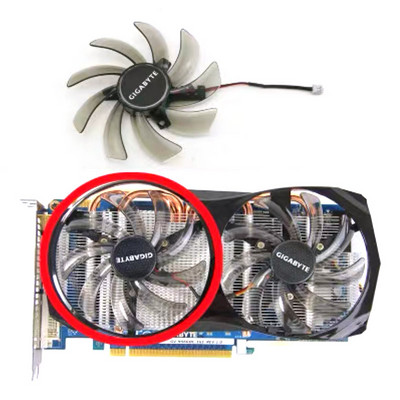 95mm 2pin 3pin T129215SM PLD10010S12H hladnjak za Gigabyte GV-N750OC GV-N75TD5 GV-N740D5OC GVN66TOC N66WF2 ventilator grafičke kartice