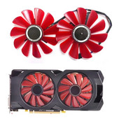 Ανταλλακτικός ανεμιστήρας ψύκτη 85mm 4pin FDC10U12S9-C XFX για κάρτες γραφικών XFX RX 570 RS R9 285 390X RX580