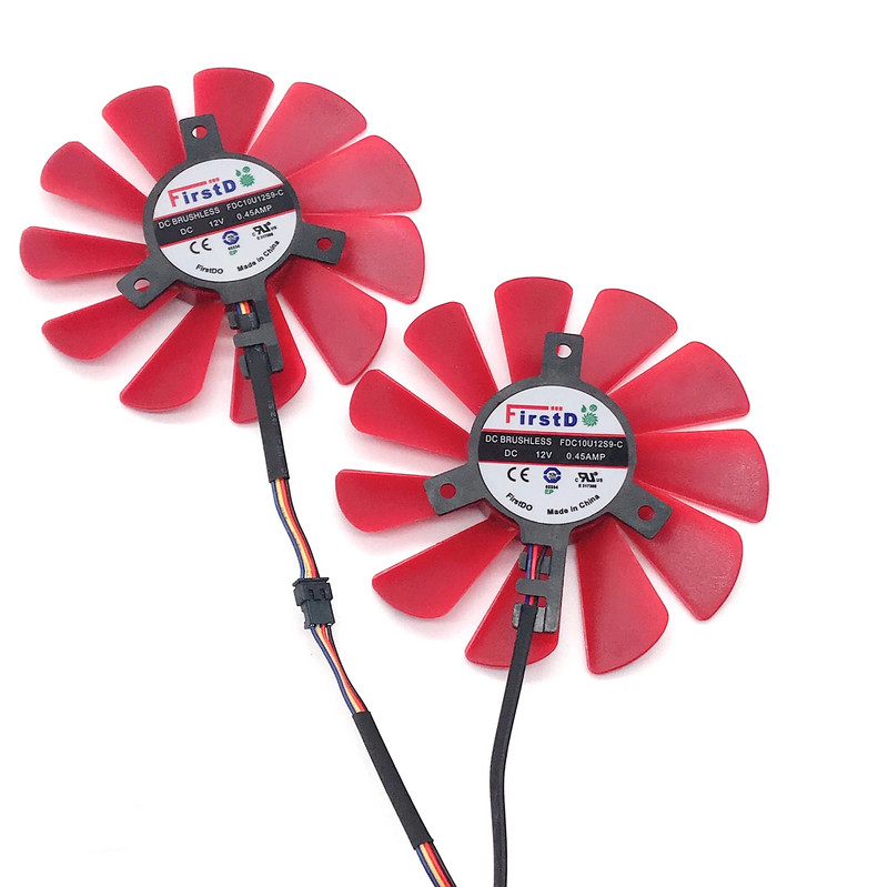 Ανταλλακτικός ανεμιστήρας ψύκτη 85mm 4pin FDC10U12S9-C XFX για κάρτες γραφικών XFX RX 570 RS R9 285 390X RX580