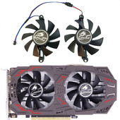 JAUNS 75MM 4PIN P106-100 GTX 1050 TI GPU ventilators, krāsainam GeForce GTX 1060 1050TI 1050 960 950 grafiskās kartes dzesēšanas ventilatoram
