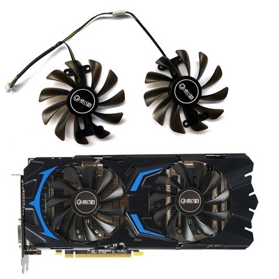 2бр. Чисто нов 95 мм 4-пинов охладител GFM10012H12SPA за KFA2 Galaxy Geforce GTX 1070 1070Ti 1080 Exoc Snpr Графичен вентилатор