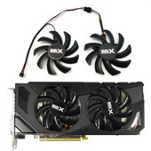 ÚJ 1 LOT 75MM 4PIN FD7010H12S HD 7850 GDDR5 GPU ventilátor, Sapphire Dual-X HD7850 1G GDDR5 HD7850 2GB grafikus kártya hűtőventilátorhoz