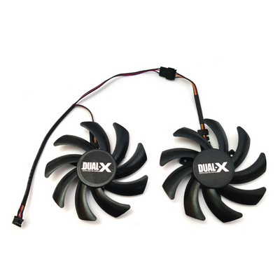 ÚJ 1 LOT 75MM 4PIN FD7010H12S HD 7850 GDDR5 GPU ventilátor, Sapphire Dual-X HD7850 1G GDDR5 HD7850 2GB grafikus kártya hűtőventilátorhoz