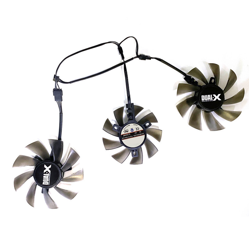 Dvostruka kugla 85MM 75MM DIY ventilator za hlađenje FD7010H12S 0.35A 4PIN TOXIC R9 270X GPU VENTILATOR za Sapphire Radeon Toxic R9 270X 280X VENTILATOR