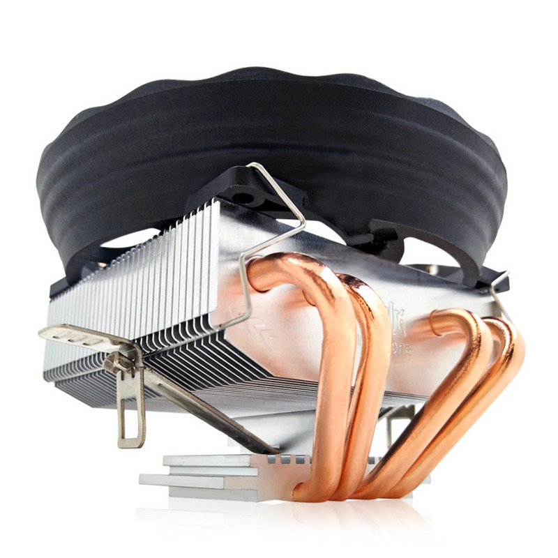 SNOWMAN 4 kontaktų PWM procesoriaus aušinimo ventiliatorius 1500 RPM greičio kompiuterio aušintuvas Tylus gryno vario šilumos vamzdžiai stalinis kompiuteris, skirtas Intel AMD